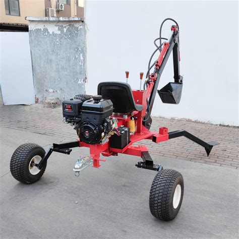 towable mini digger|small towable backhoe for sale.